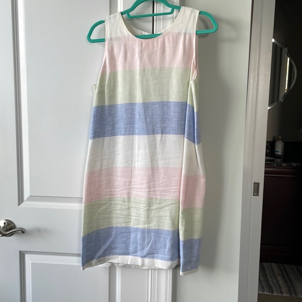 Island Company Linen Classic Shift Dress Size Large